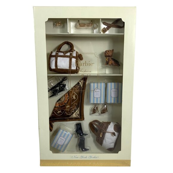 2004 Mattel Barbie Fashion Model Collection NEW YORK YORKIE G8076 NIB - Picture 1 of 9